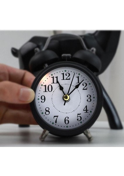 Şık Siyah Masa Üstü Işıklı Dekoratif Çalar Saat fırsatları