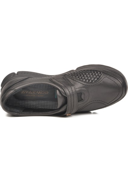 Siyah Hakiki Deri Kadın Casual Ayakkabı fırsatları