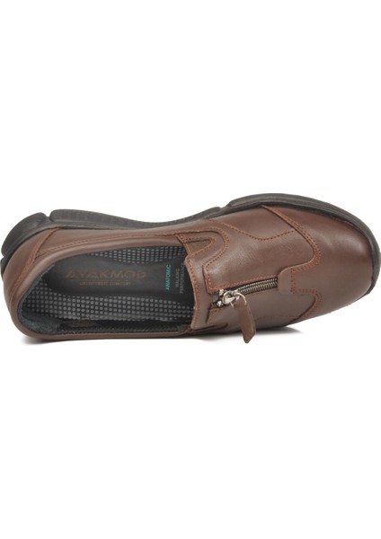 Kahve Hakiki Deri Kadın Casual Ayakkabı fırsatları