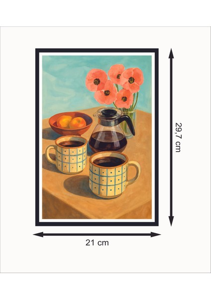2 Fincan 1 Filtre Kahve Retro Mdf Duvar Dekarasyon Tablosu fiyatları