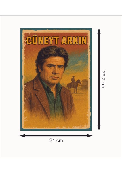 Cüneyt Arkın Retro Mdf Duvar Dekarasyon Tablosu fiyatları