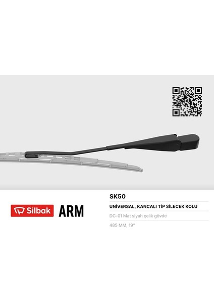 Silecek Kolu 550MM Transıt Ym 93> Oem Yok