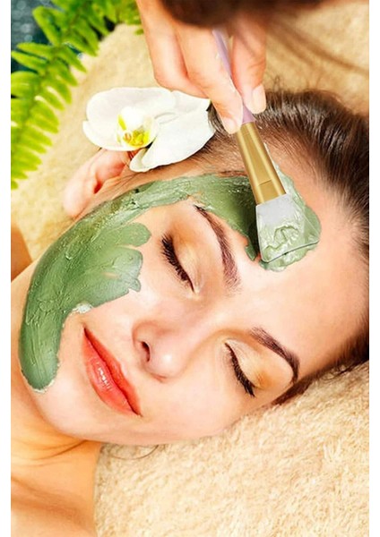 Yumuşak Silikon Maske Fırçası ve Spatula Seti, Kolay Temizleme, Cilt Bakımı İçin Ideal