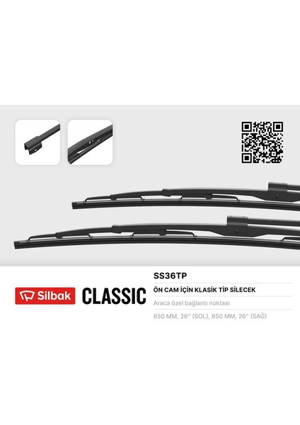 Silecek Süpürgesi Bmc Profesyonel 650MM Oem Yok