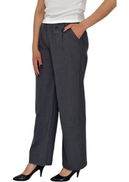 Kadın Pileli Bol Pantolon BGL-ST04352