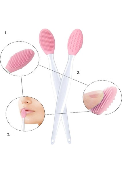 Pembe 3'ü 1 Arada Yüz Bakım Seti, Silikon Maske, Dudak ve Peeling Etkili fiyatları