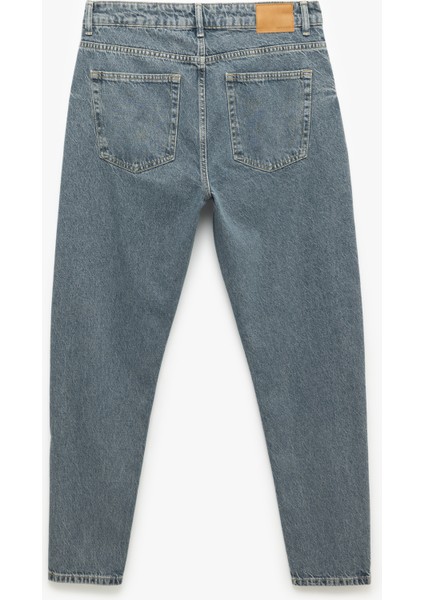 Yeni Sezon Normal Bel Pamuklu Tapered Fit Jean Pantolon - Joe Jean