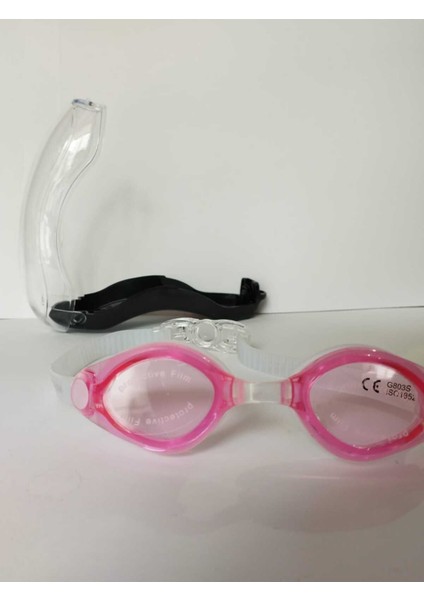 Pembe Yüzücü Gözlüğü, Antifog Özelliği ile Net Görünüm