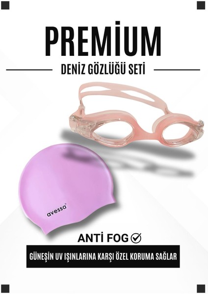 2’li Yetişkin Yüzücü Deniz Gözlüğü Havuz Seti, Renkli ve Konforlu Tasarım
