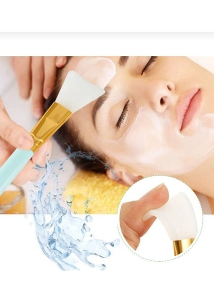 Beyaz Silikon Maske Sürme Spatulası, Pratik ve Hijyenik Kullanım Sağlar. modelleri