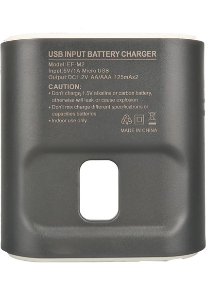 Efcell M2 Aa/aaa 2'li Pil Şarj Cihazı USB Input Battery Charger Ef-M2 modelleri