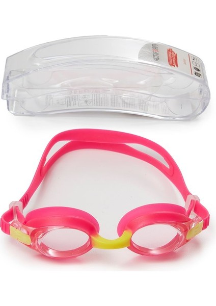 Çocuklar Için Renkli Yüzücü Gözlüğü, Pembe ve Sarı Renk Seçenekleri