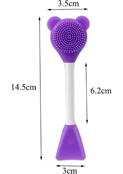 Yüz Maskesi ve Temizleme Fırçası, Silikon Maskeleme Aracı, Stokta Mevcut