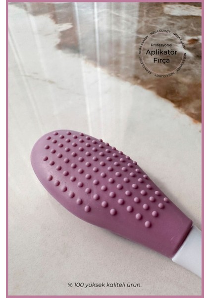 Çok Renkli Silikon Yüz Temizleme Fırçası ve Maske Spatulası, 2'li Set