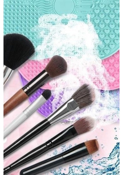 Yumuşak Silikon Makyaj Fırçası Temizleme Matı, Hijyenik ve Pratik Kullanım Sağlar fırsatları