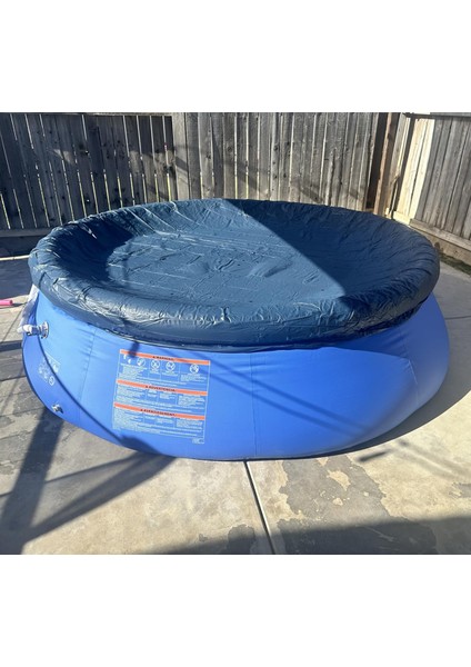 Büyük Havuz Örtüsü 366 cm Çapındaki Havuzlar Için Pool Cover For Easy Set Pool / Bu Bir Havuz Örtüsüdür