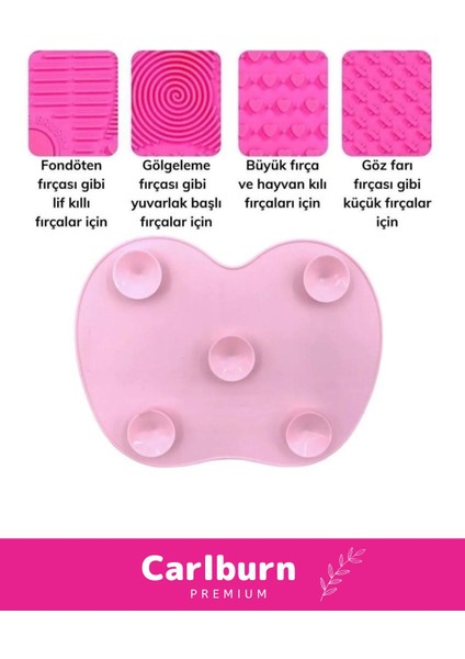 Pratik ve Yıkanabilir Silikon Makyaj Fırçası Temizleme Matı fiyatları