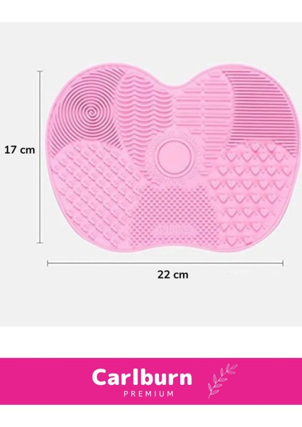 Pratik ve Yıkanabilir Silikon Makyaj Fırçası Temizleme Matı fırsatları