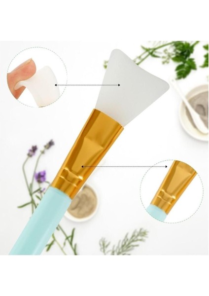 İki Parça Silikon Yüz Temizleme ve Bakım Spatulası, Çok Renkli fırsatları