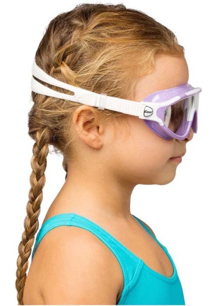 Lila- Beyaz Çocuk Yüzücü Gözlüğü, Konforlu ve Şık Tasarım fırsatları