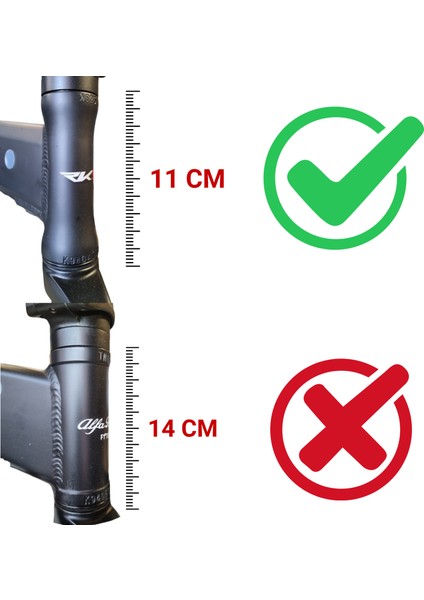 Orijinal Elektrikli Bisiklet Ön Maşa 20X4.0 Fat Bike – Kilitlemeli, Disk Fren Uyumlu - Yalnızca RSIII Uyumlu!