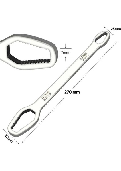 Çift Ağızlı Çoklu Tamir Anahtarı Multi Wrench 8 mm – 22 mm fiyatları