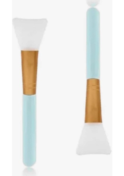 İki Parça Silikon Yüz Bakım Maskesi ve Krem Spatulası, Temiz ve Kolay Kullanım