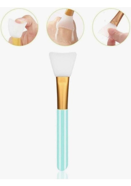 İki Parça Silikon Yüz Bakım Maskesi ve Krem Spatulası, Temiz ve Kolay Kullanım modelleri