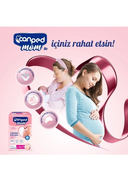 Mom Lohusa Külodu - Külot Bez L - Large - Büyük / XL - Extra Large - 50 Adet (5 paket*10)