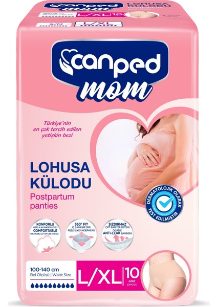 Mom Lohusa Külodu - Külot Bez L - Large - Büyük / XL - Extra Large - 20 Adet (2 paket*10)