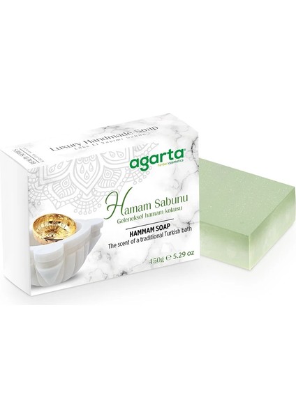 Agarta El Yapımı Doğal Sabun 150GR Hamam (2 Li Set) fiyatları