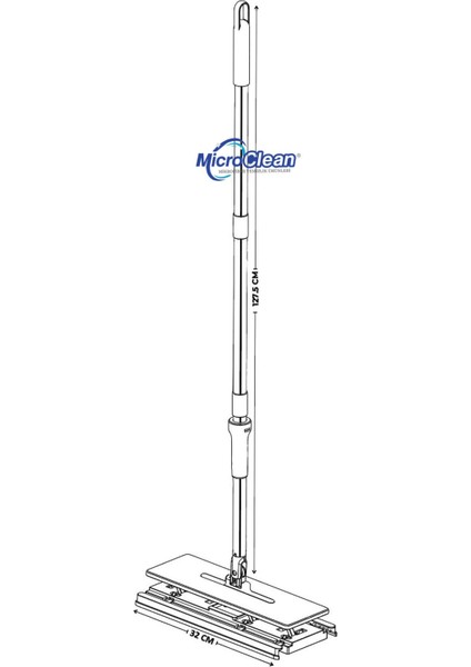 Yedek Bezler 32 Cm, Büyük Boy, Uyumlu Mop ve Paspas, 5'li Paket