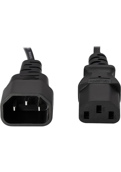 1.5 Metre Iec C13 C14 Güç Kablosu 1mm Kablo Güç Uzatma Kablosu Ups Kablo Pc Bilgisayar Monitör Kablo