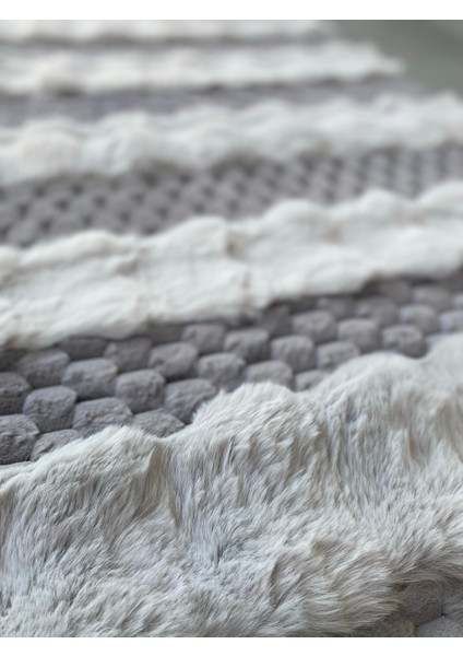 Serante Tavşan Tüyü, Kaymaz Taban, Pofuduk, Yumuşacık, Yıkanabilir 2'li Banyo Paspası fırsatları