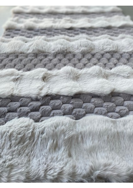 Serante Tavşan Tüyü, Kaymaz Taban, Pofuduk, Yumuşacık, Yıkanabilir 2'li Banyo Paspası indirimleri