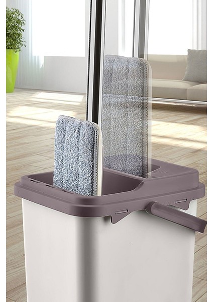Spin Mop Temizlik Kova Seti 12 Lt, Pratik ve Kolay Temizlik Için Ideal