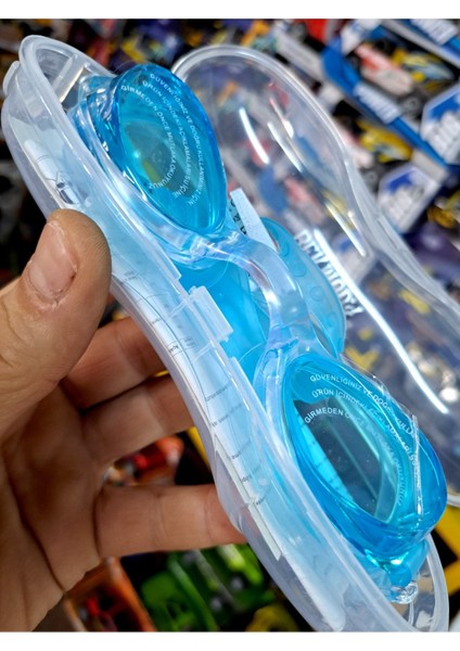 Renkli Deniz Gözlüğü, Uv Koruma, Darbeye Dayanıklı Lens, Havuz Malzemesi 18X5CM