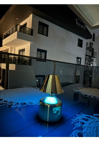 Dekoratif Mini Şarjlı Çok Işıklı LED Masa Lambası, Gold fiyatları