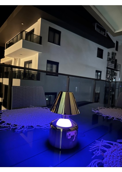 Dekoratif Mini Şarjlı Çok Işıklı LED Masa Lambası, Gold indirimleri