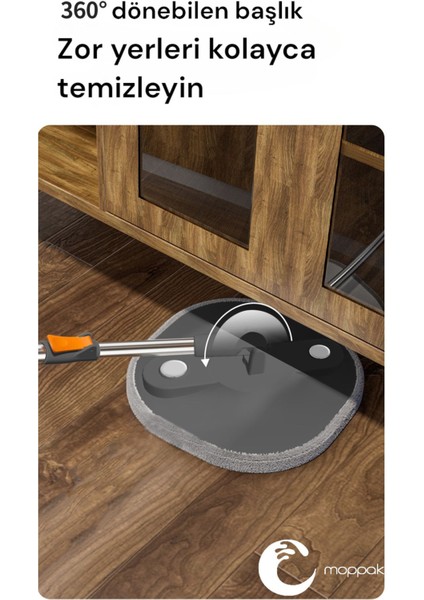 Mikrofiber Kare Temizlik Seti 4'lü, Su Ayrımlı, Pratik ve Temizliğe Uygun