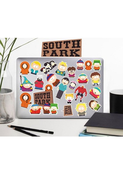 South Park Defter Suluk Laptop Notebook Tablet Telefon Kılıf Sticker Seti