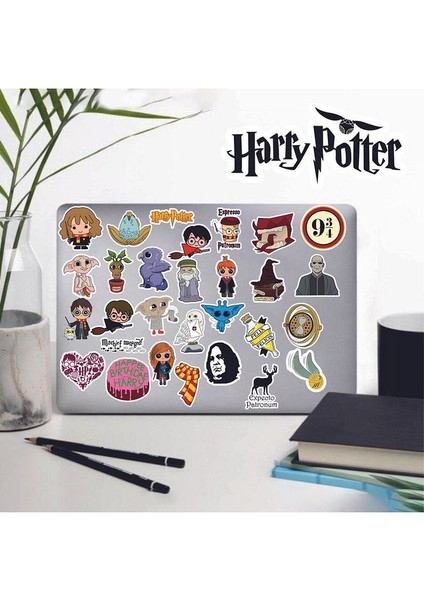 Harry Potter Defter Suluk Laptop Notebook Tablet Telefon Kılıf Sticker Seti
