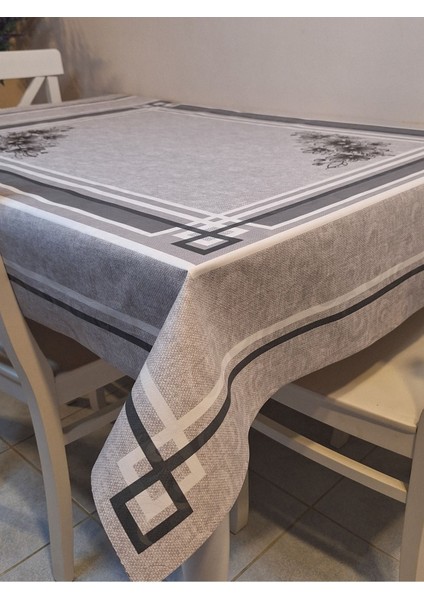 Dora Pano Elyaf Tabanlı Pvc Muşamba - Desenli Silinebilir 120 x 140 Hazır Masa Örtüsü