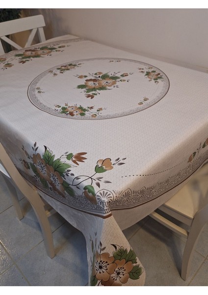 Dora Pano Elyaf Tabanlı Pvc Muşamba - Desenli Silinebilir 140 x 140 Hazır Masa Örtüsü modelleri