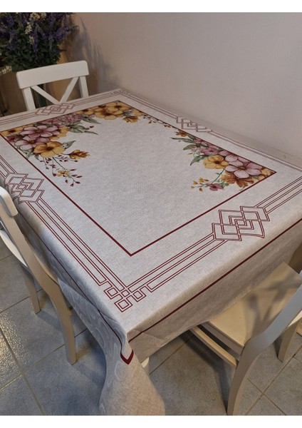 Dora Pano Elyaf Tabanlı Pvc Muşamba - Desenli Silinebilir 120 x 155 Hazır Masa Örtüsü modelleri