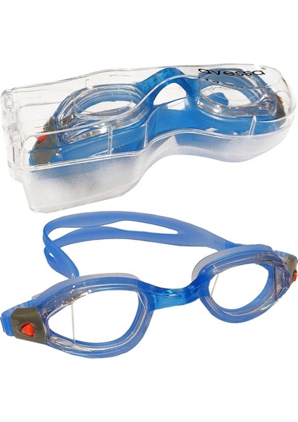 Mavi Yüzücü Gözlüğü, Konfor ve Şıklık, Suya Dayanıklı, Hafif ve Rahat Tasarım