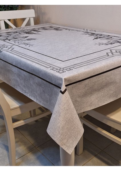 Dora Pano Elyaf Tabanlı Pvc Muşamba - Desenli Silinebilir 120 x 155 Hazır Masa Örtüsü