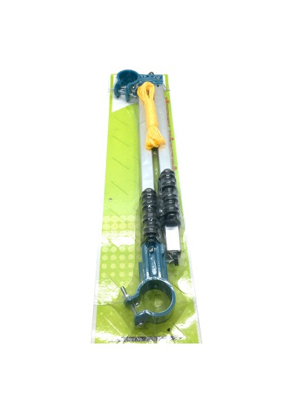 Plastik Kulplu Küpeşte Makaralı Katlanır Çamaşır Askısı (5064)