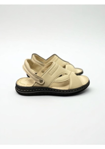 Içi Dışı Hakiki Deri Ortopedik Hac Umre Sandalet Terlik modelleri