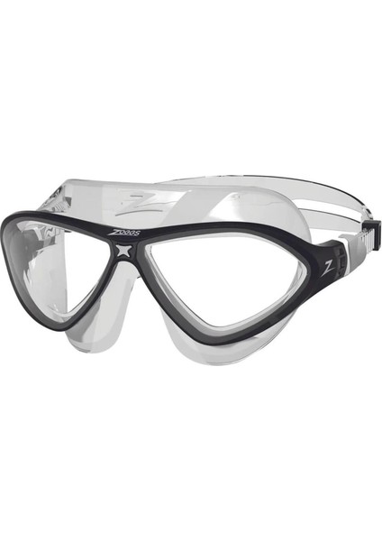 Siyah Unisex Yüzücü Maskesi, Konforlu ve Dayanıklı Tasarım